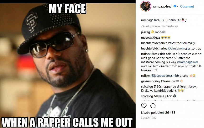 Fot. Rampage vs 50 Cent